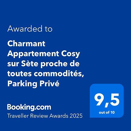 Charmant Appartement Cosy Sur Sete Proche De Toutes Commodites, Parking Prive Exteriör bild